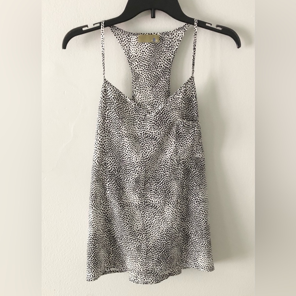 Sis Sis Anthropologie Spotted Racerback Cami Tank Top